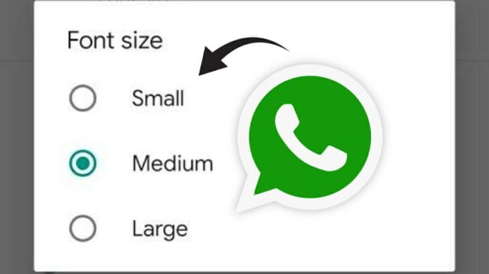 Adjust WhatsApp font size - hogatoga Adjust WhatsApp font size