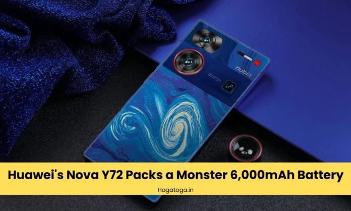 Huawei's Nova Y72 Packs a Monster 6,000mAh Battery