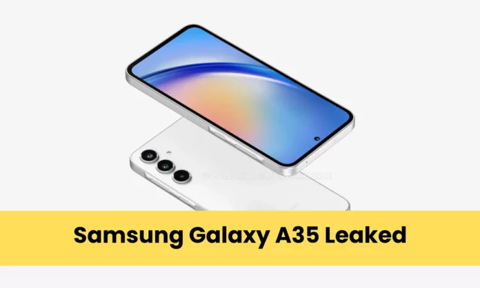 Samsung Galaxy A35 Leaked